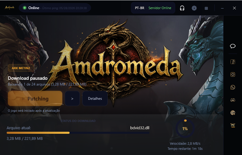 Launcher modo compacto